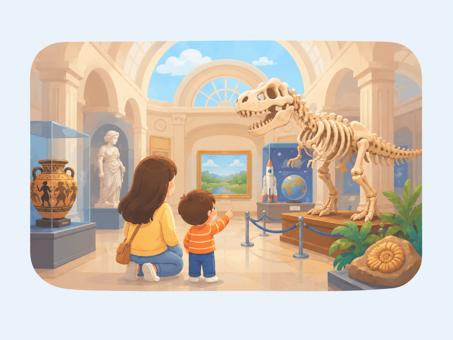 Museums illustration