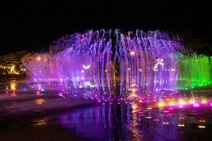 Dadaepo Beach and Sunset Fountain of Dreams, an outdoor family place, in Busan