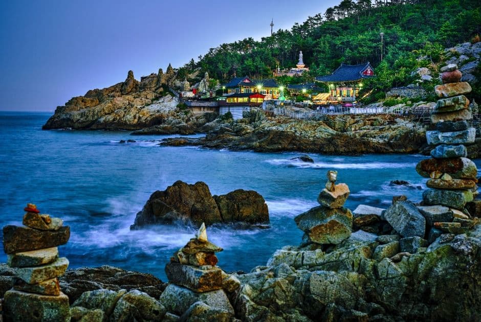 Haedong Yonggungsa Temple, an outdoor family place, in Busan