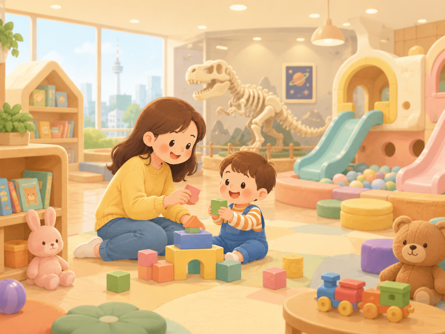 Illustration for Best Indoor Activities for Kids in Seoul