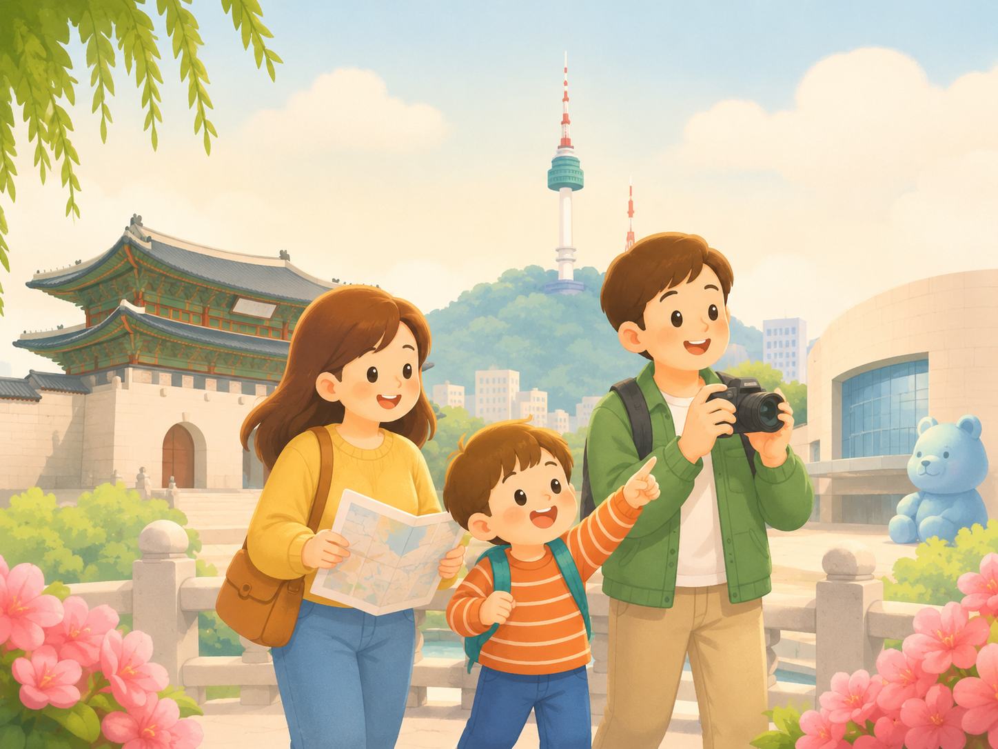 Illustration for Things to Do in Seoul with Kids