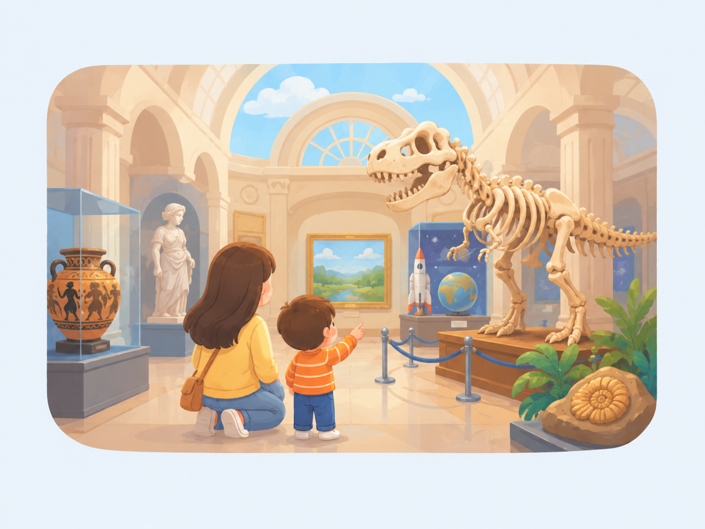 Museums illustration