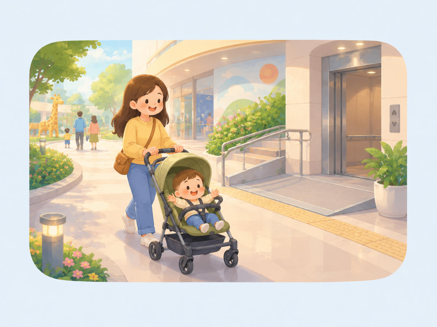 Stroller-easy illustration